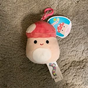 NWT Malcolm the Mushroom Squishmallow Clip